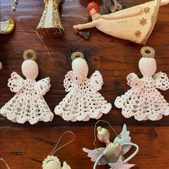 Assorted Angel Christmas Ornaments - 16 total - Picture 4 of 9